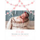 Pink Say Hello To Photo Birth Announcements Image 2 of 3